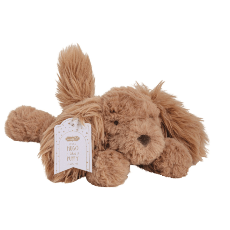 Hugo the Puppy Plush Pal - White Farmhouse Flowers