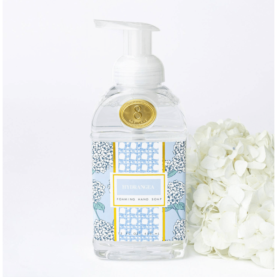 Hydrangea Stem Foaming Hand Soap - White Farmhouse Flowers