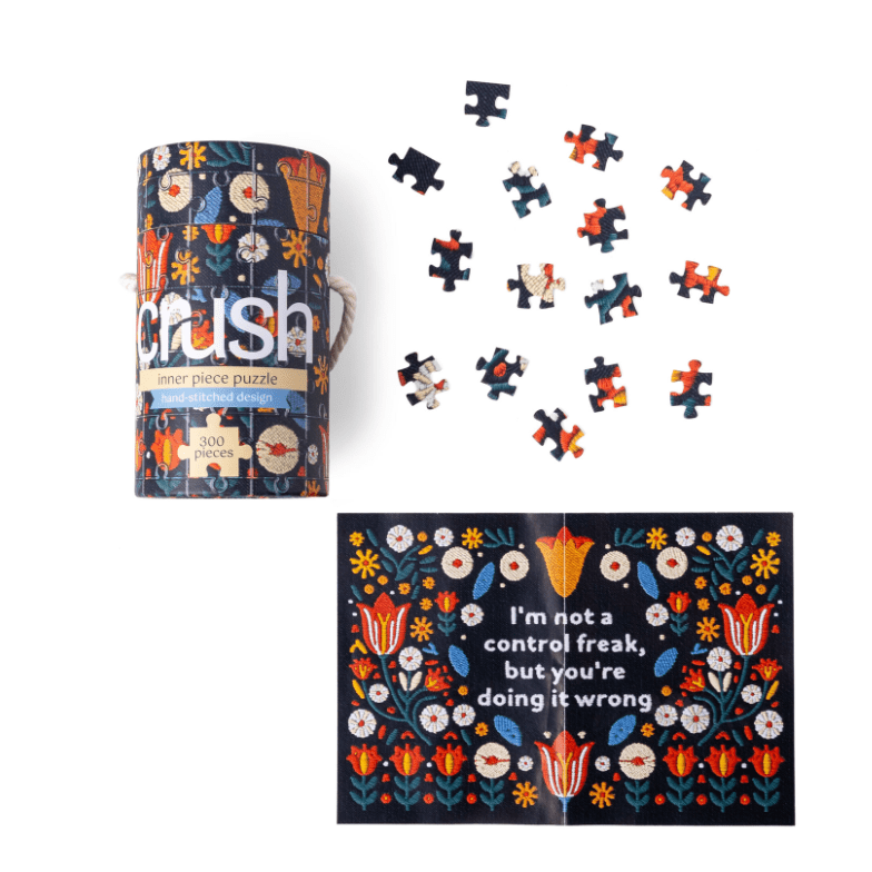 Inner Piece Puzzles - White Farmhouse Flowers