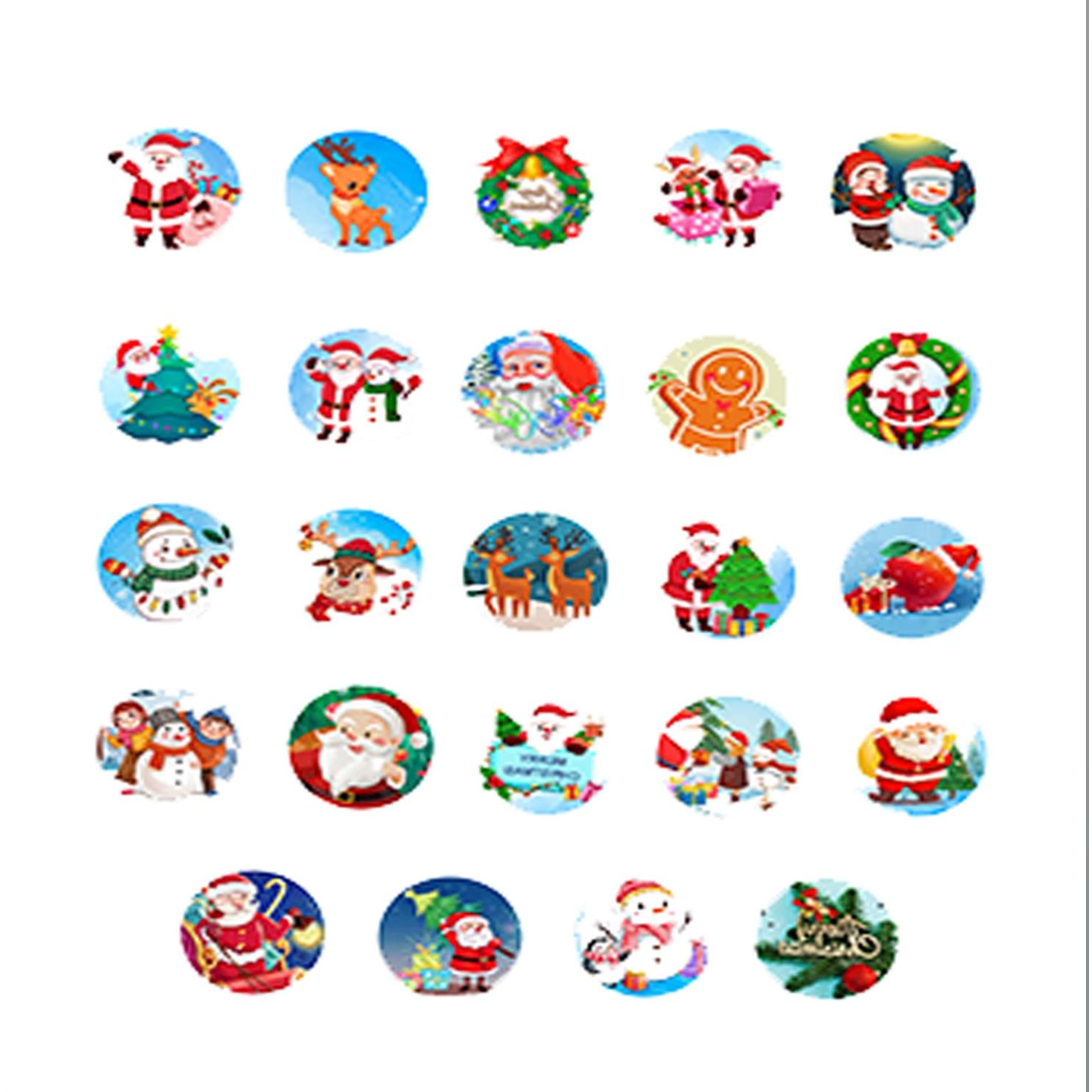 It's Christmas Time Santa Digital Watch with Projector - White Farmhouse Flowers