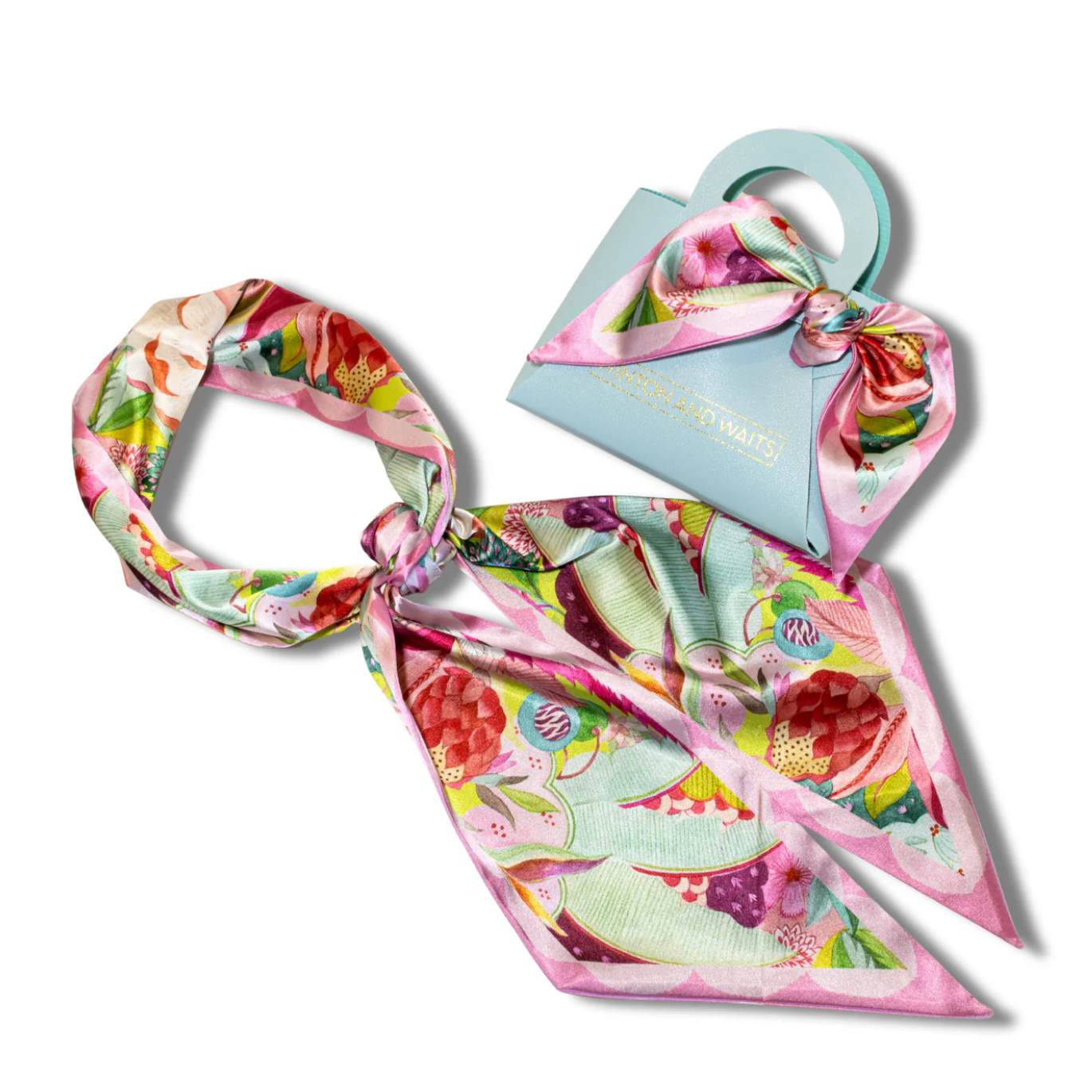 Jaipur Accessory Scarf - White Farmhouse Flowers