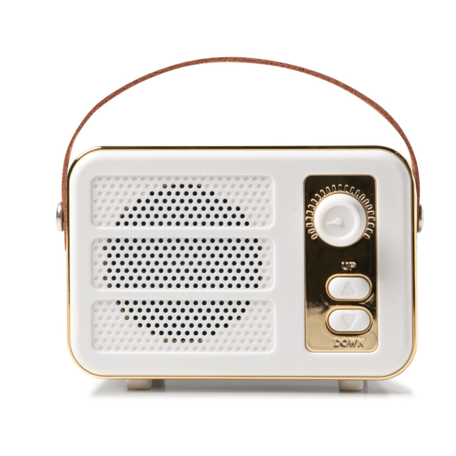 Juke Jams Rechargeable Speaker - White Farmhouse Flowers