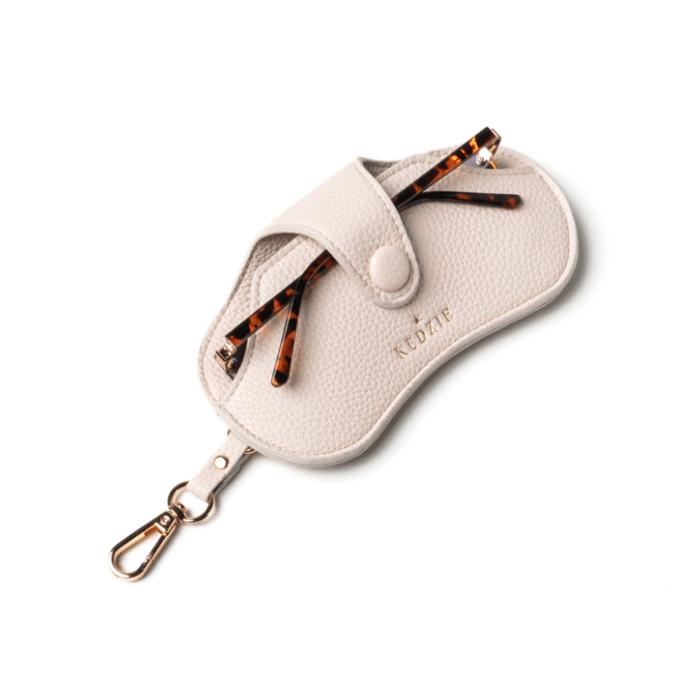 Kedzie Eclipse Eyewear Case - White Farmhouse Flowers