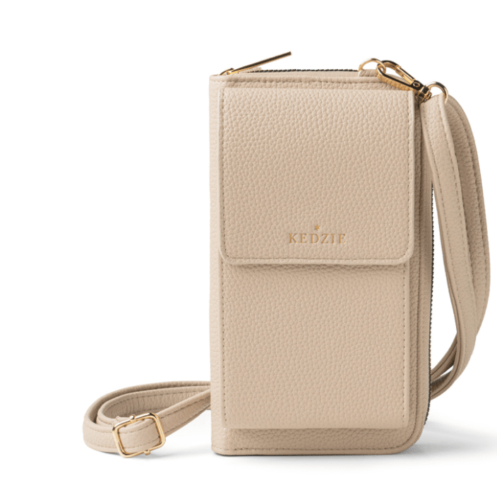 Kedzie Eclipse Smartphone Crossbody - White Farmhouse Flowers
