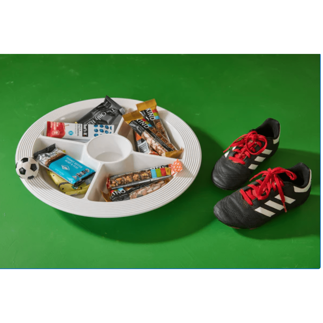 Kickin' It Soccer Ball Mini - White Farmhouse Flowers
