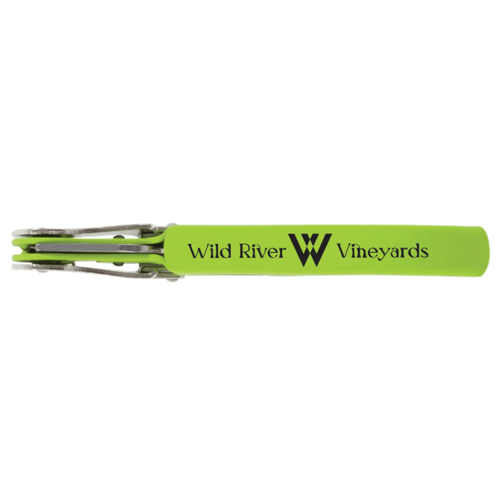 Lime Green Truetap Waiter's Corkscrew in Soft - Touch - White Farmhouse Flowers