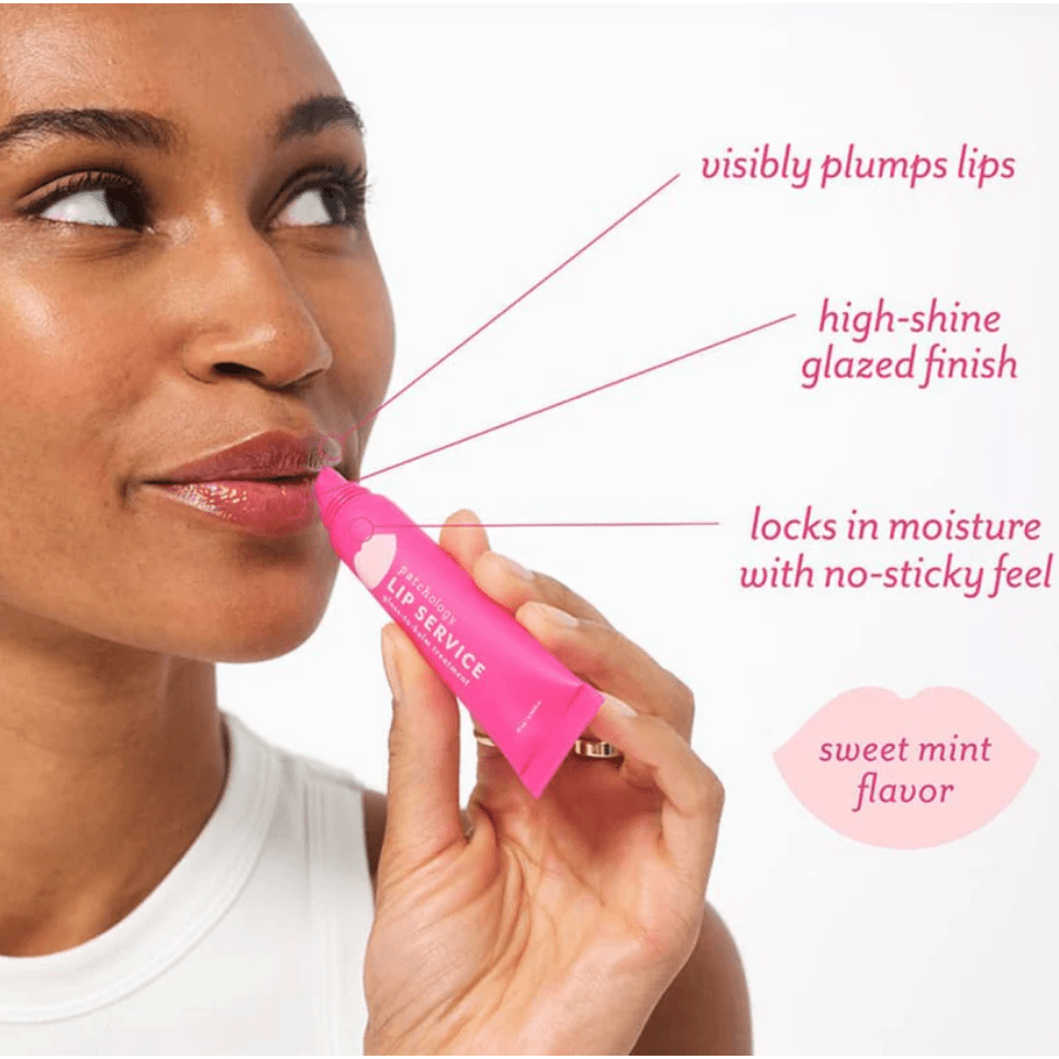 Lip Service Lip Nourishing Lip Gloss - to - Balm Pocket Size - White Farmhouse Flowers