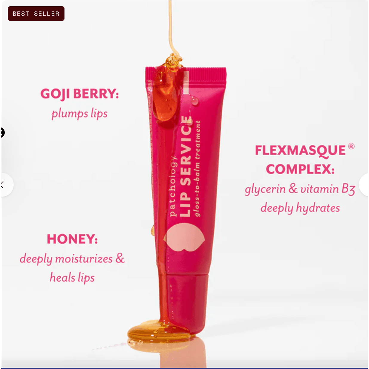 Lip Service Lip Nourishing Lip Gloss - to - Balm - White Farmhouse Flowers