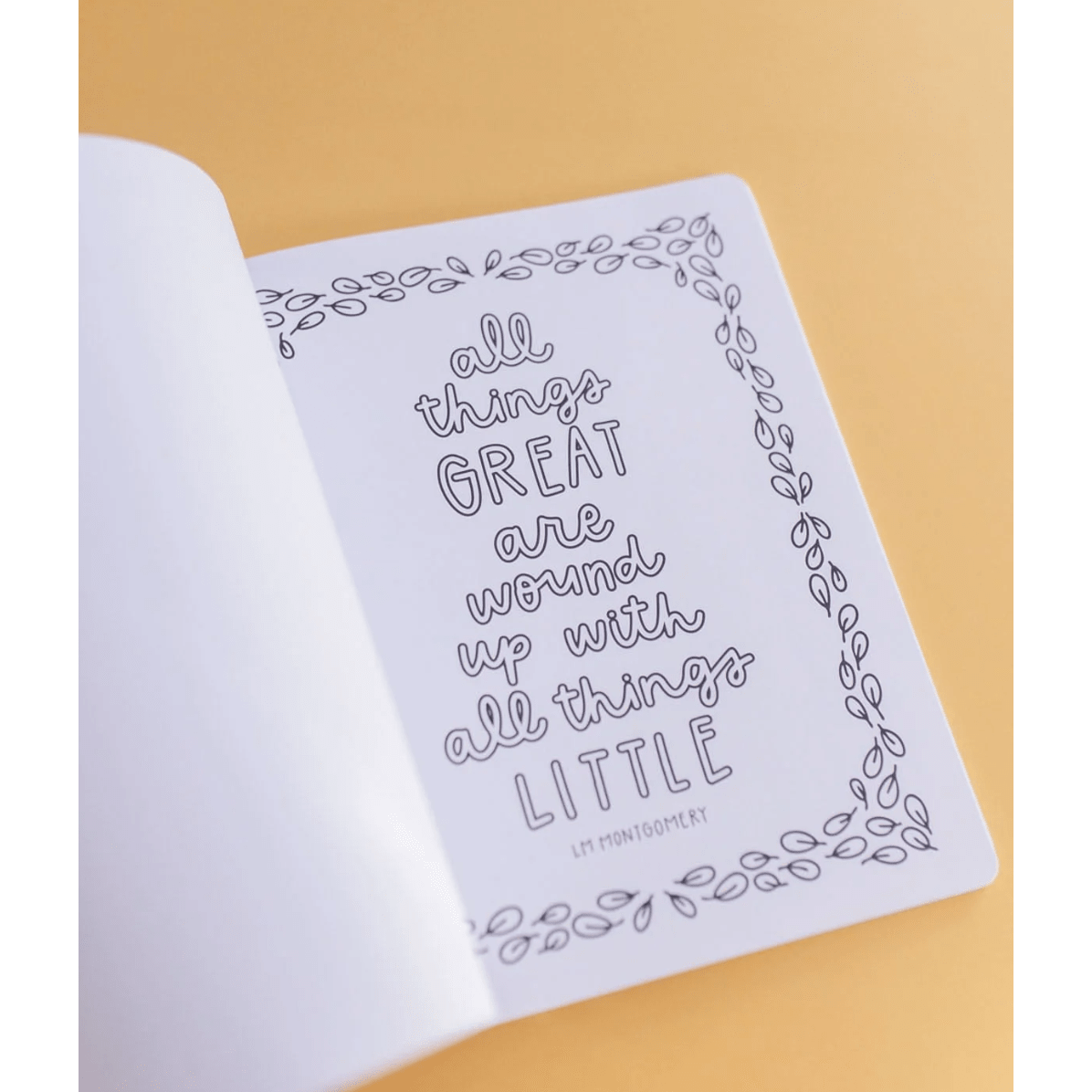 Literary Lover Coloring Book - White Farmhouse Flowers
