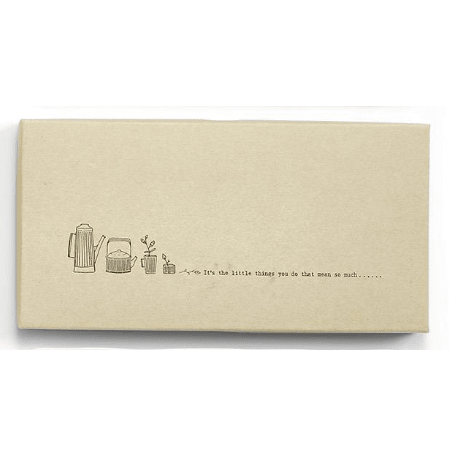 Long Trinket Tray in Gift Box - White Farmhouse Flowers
