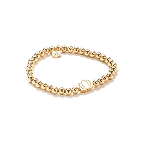 Lotus Soul Stacks Bracelet - White Farmhouse Flowers
