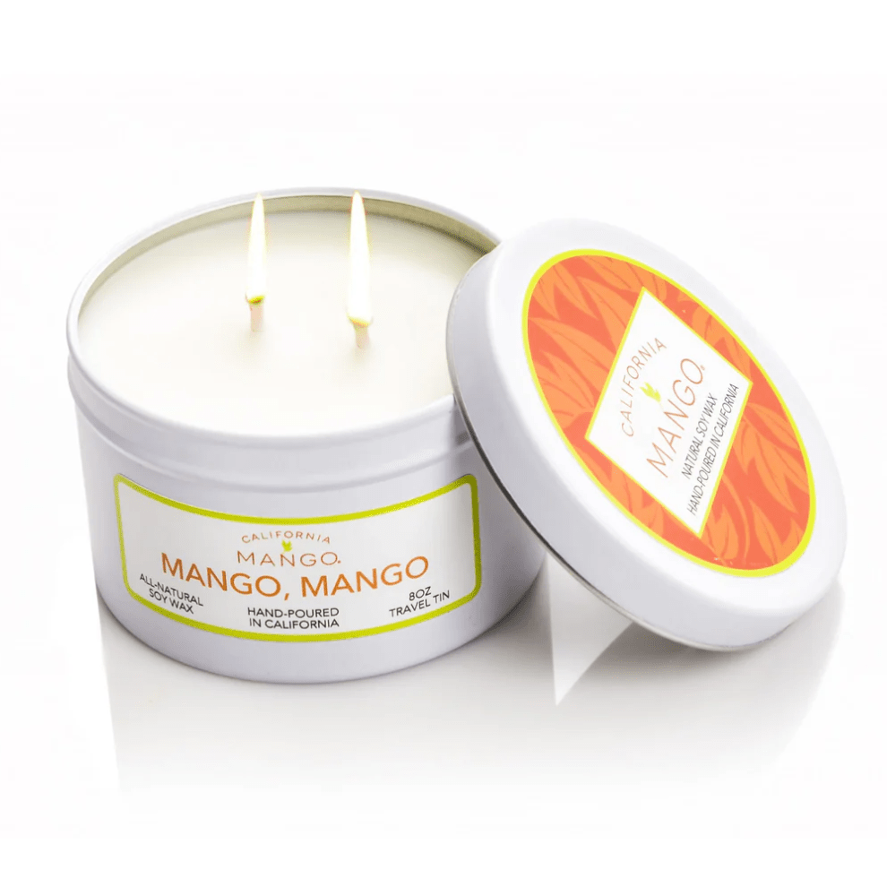 Mango Mango Soy Candle - White Farmhouse Flowers