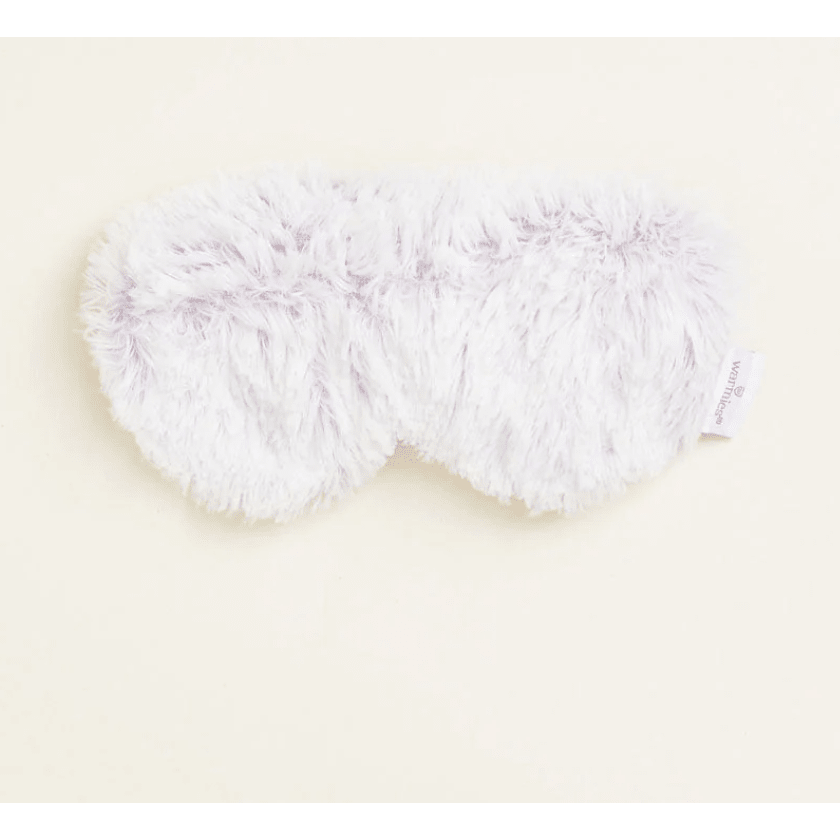 Marshmallow Lavender Warmies Eye Mask V2 - White Farmhouse Flowers