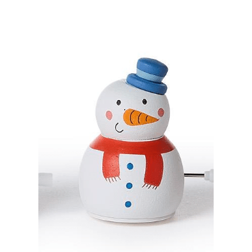 Merry Spinner Wind Up Toy - White Farmhouse Flowers