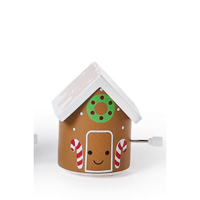 Merry Spinner Wind Up Toy - White Farmhouse Flowers