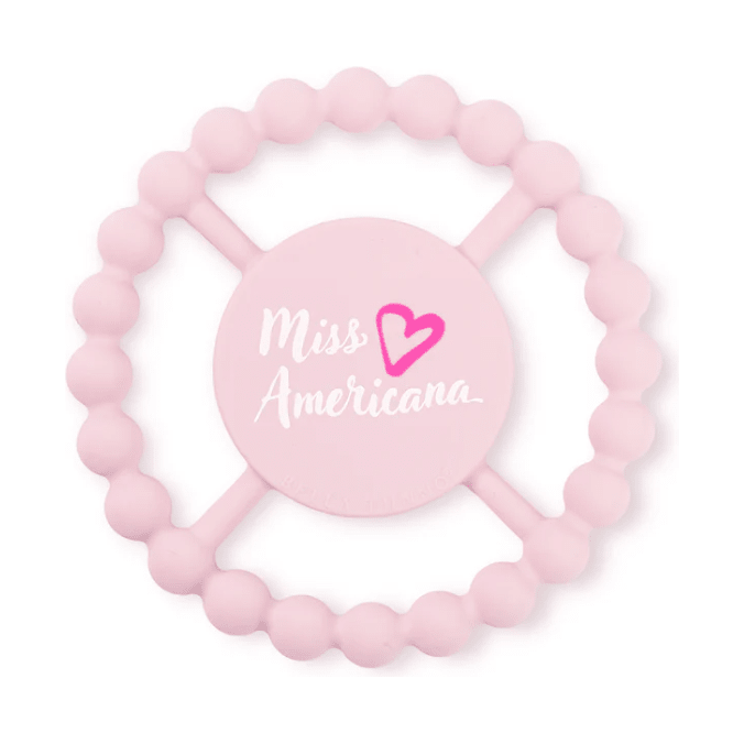 Miss Americana Teether - White Farmhouse Flowers