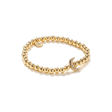 Moon Soul Stacks Bracelet - White Farmhouse Flowers