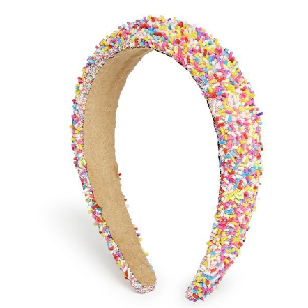 Multi - Colored Sprinkles Headband - White Farmhouse Flowers