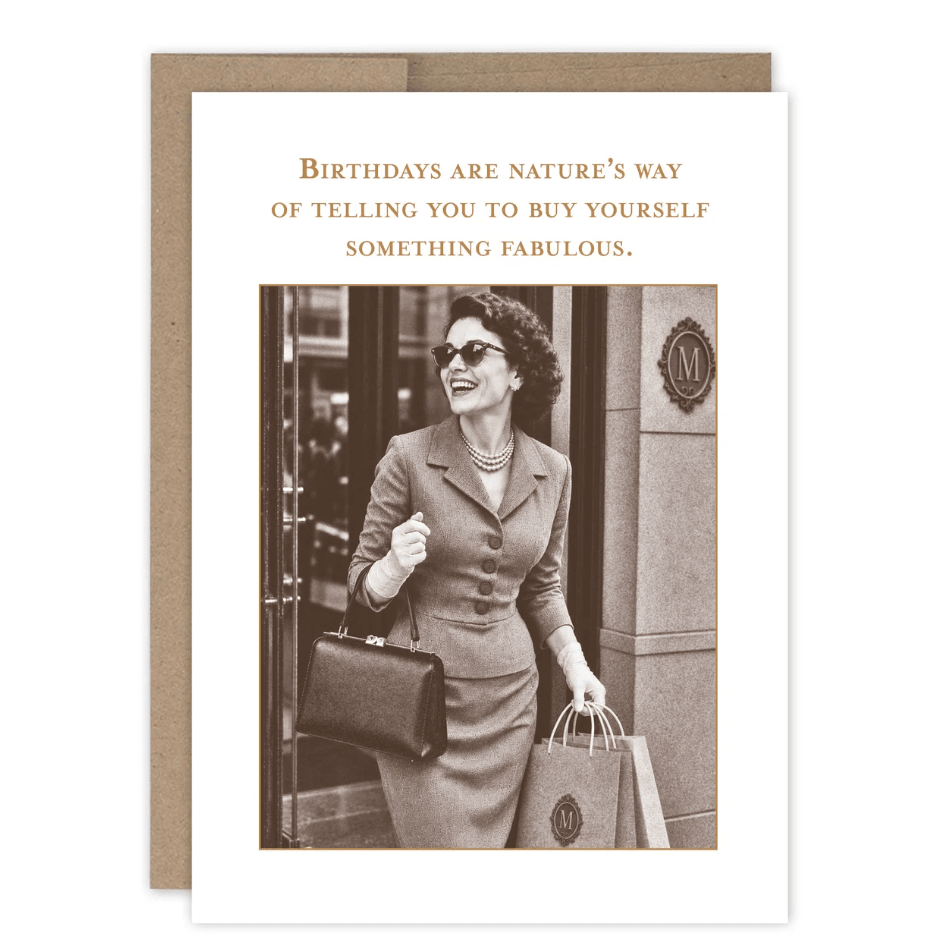 Nature's Way Birthday Card SM839 - White Farmhouse Flowers