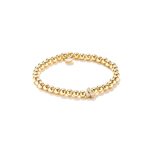 Numbers 0 - 9 Soul Stacks Bracelet - White Farmhouse Flowers