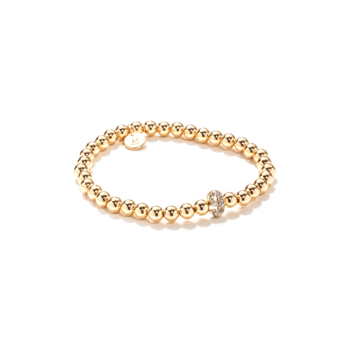 Numbers 0 - 9 Soul Stacks Bracelet - White Farmhouse Flowers