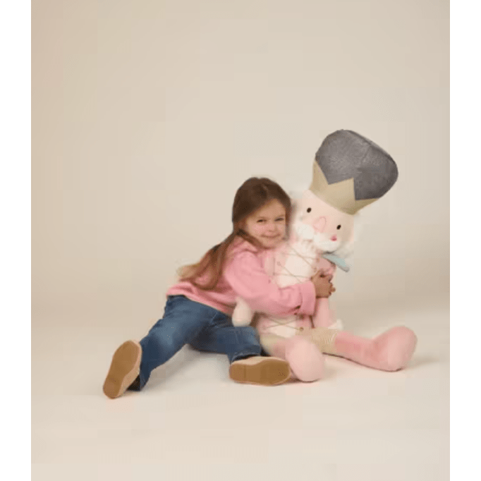 Nutcracker Large Plush Pal - White Farmhouse Flowers