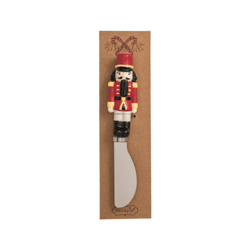 Nutcracker Spreader - White Farmhouse Flowers