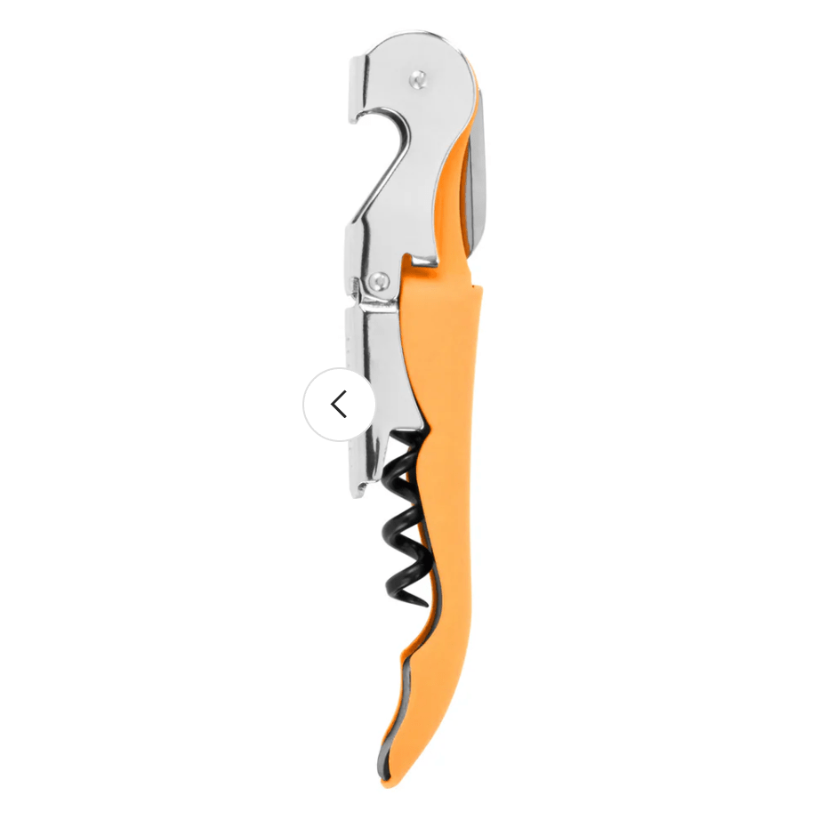 Orange Truetap Waiter's Corkscrew in Soft - Touch - White Farmhouse Flowers
