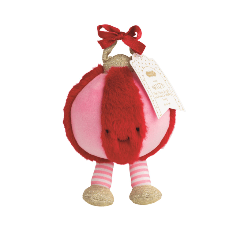 Ornament Plush Pal - White Farmhouse Flowers
