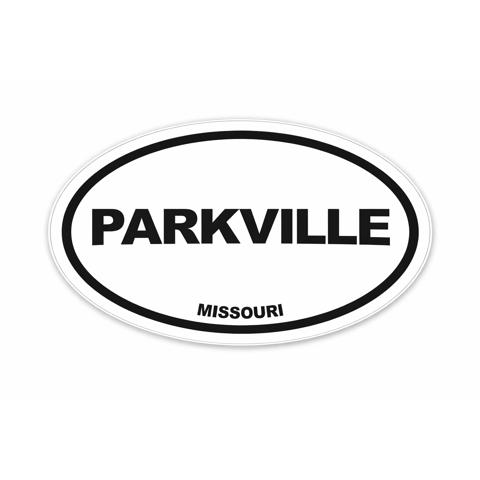 Oval Parkville Sticker - White Farmhouse Flowers