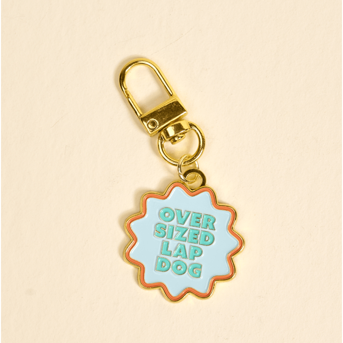 Oversized Lap Dog Pawfect Collar Charm - White Farmhouse Flowers
