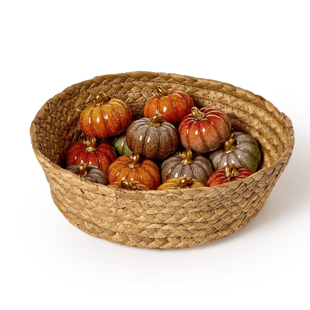 Painted Pumpkin - White Farmhouse Flowers