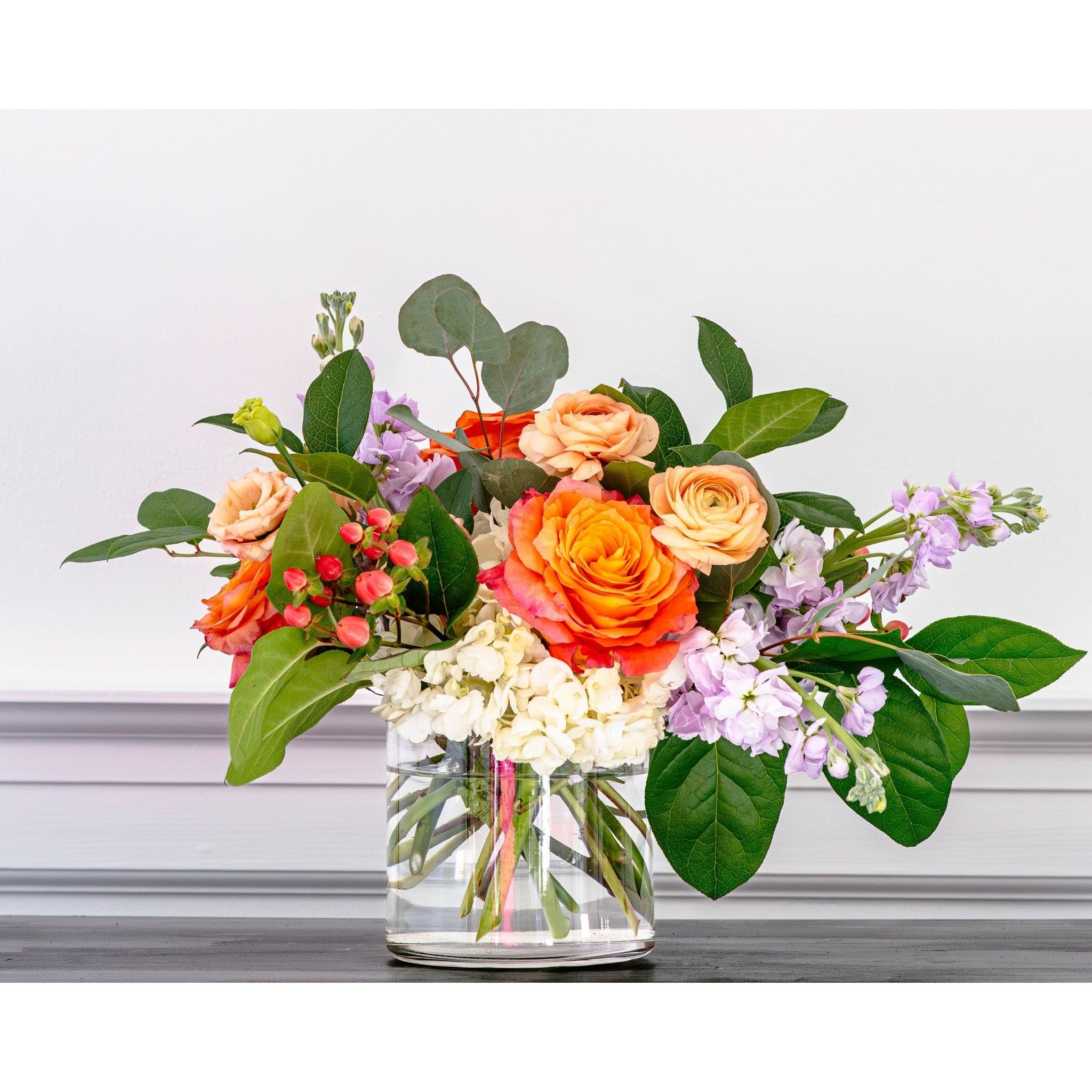 Pastel Perfection Arrangement - White Farmhouse Flowers
