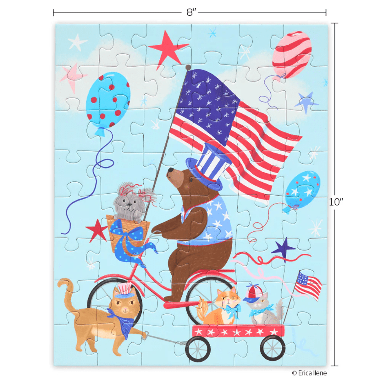 Paws and Stripes Puzzle Snax - White Farmhouse Flowers