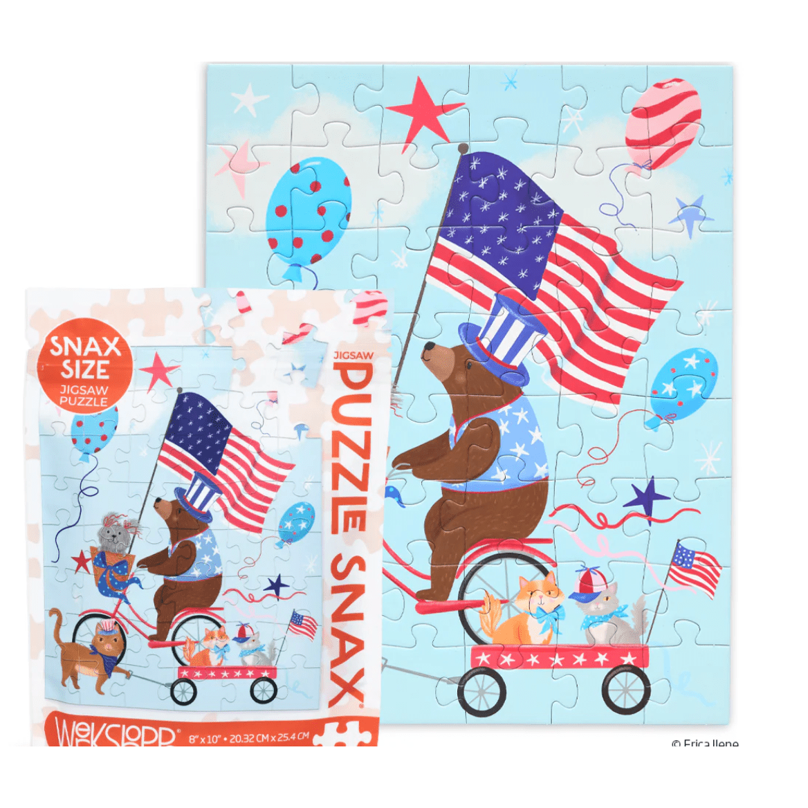 Paws and Stripes Puzzle Snax - White Farmhouse Flowers