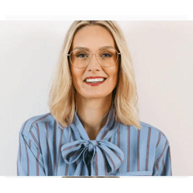 Peepers Classified Gold Reading Glasses - White Farmhouse Flowers