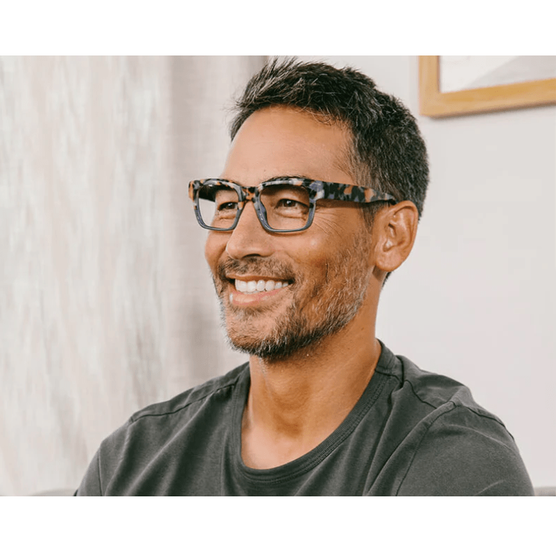 Peepers Denver - Gray Botanico/Gray Reading Glasses - White Farmhouse Flowers