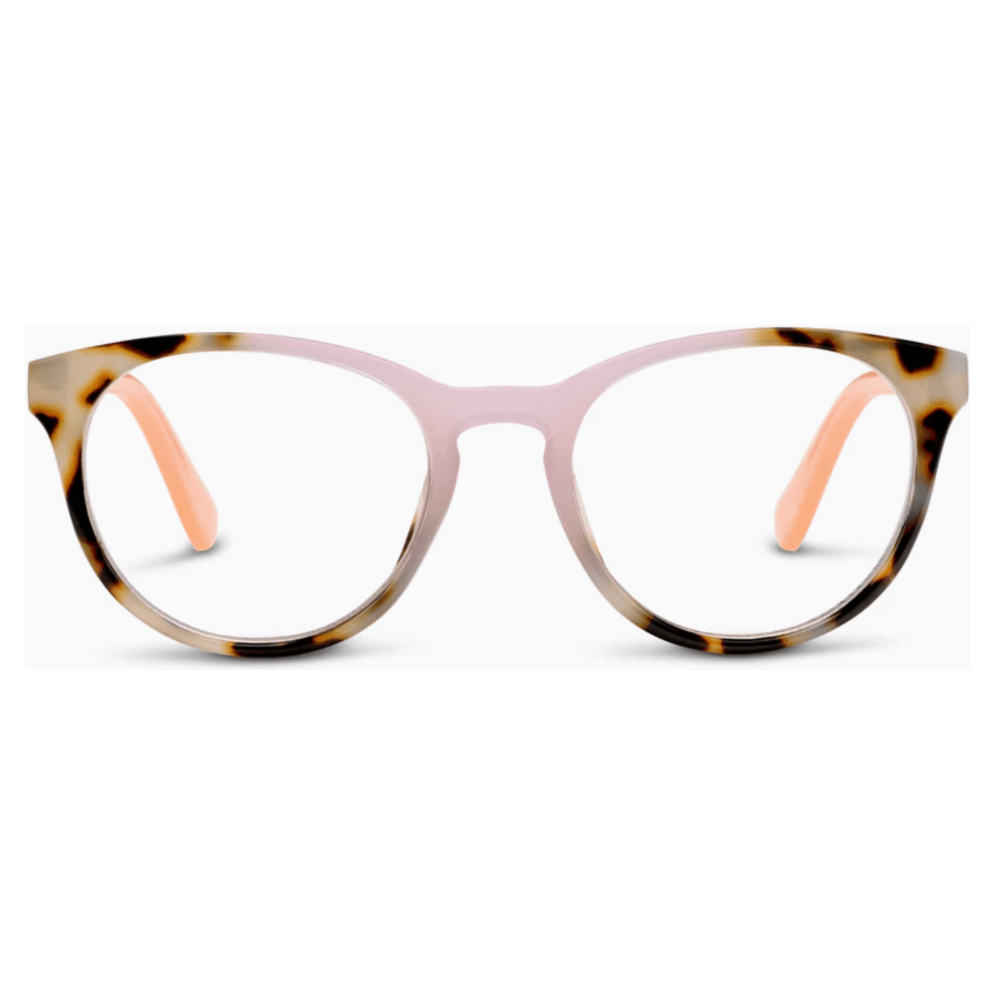 Peepers Ember - Chai Tortoise Pink Reading Glasses - White Farmhouse Flowers