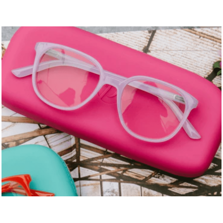 Peepers Fruit Punch in Lavender/Blue Light Reading Glasses - White Farmhouse Flowers