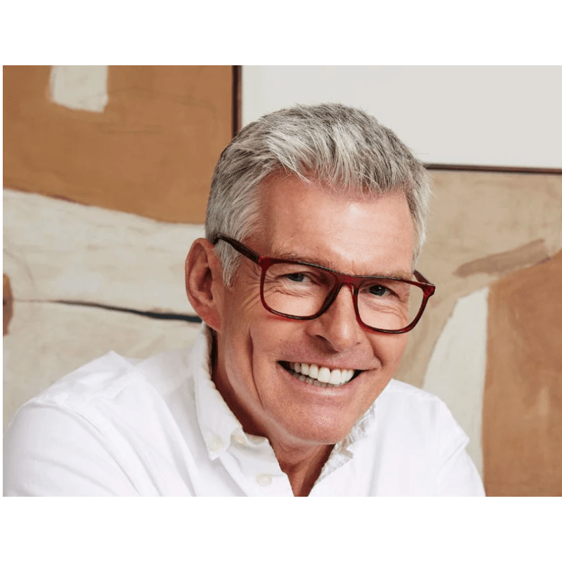 Peepers Latitude - Red Reading Glasses - White Farmhouse Flowers
