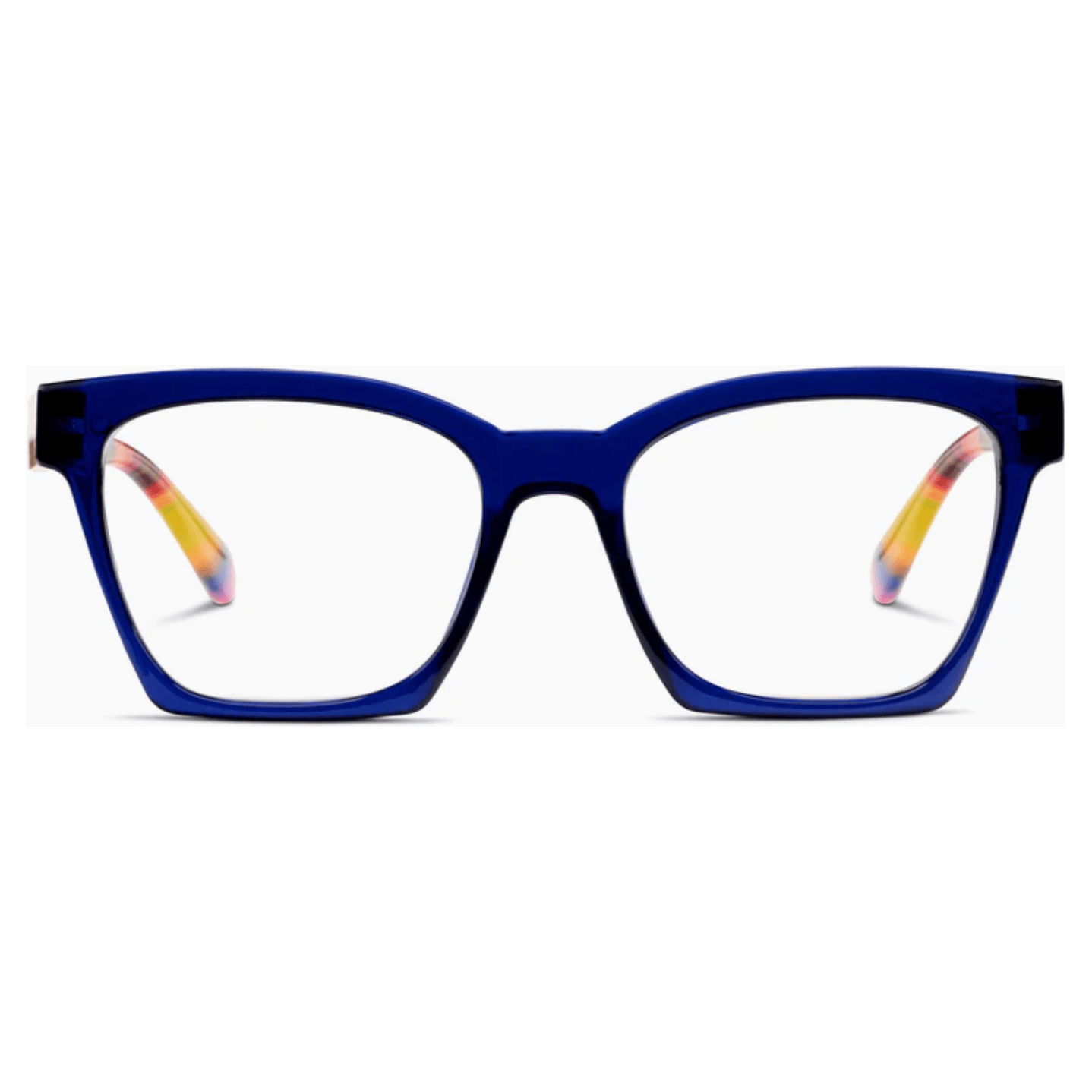 Peepers Maisie - Blue/kat Reading Glasses - White Farmhouse Flowers