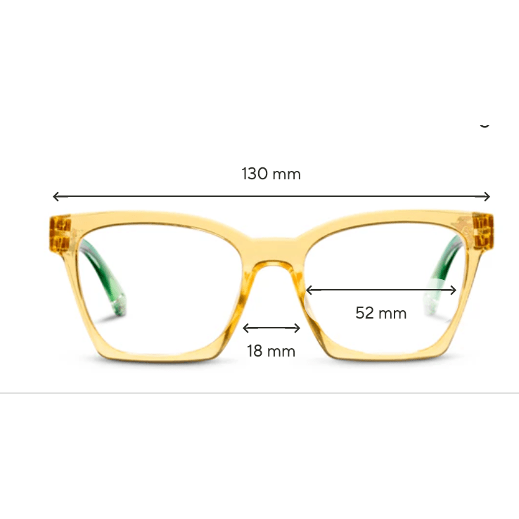 Peepers Maisie - Yellow/Ombre Reading Glasses - White Farmhouse Flowers