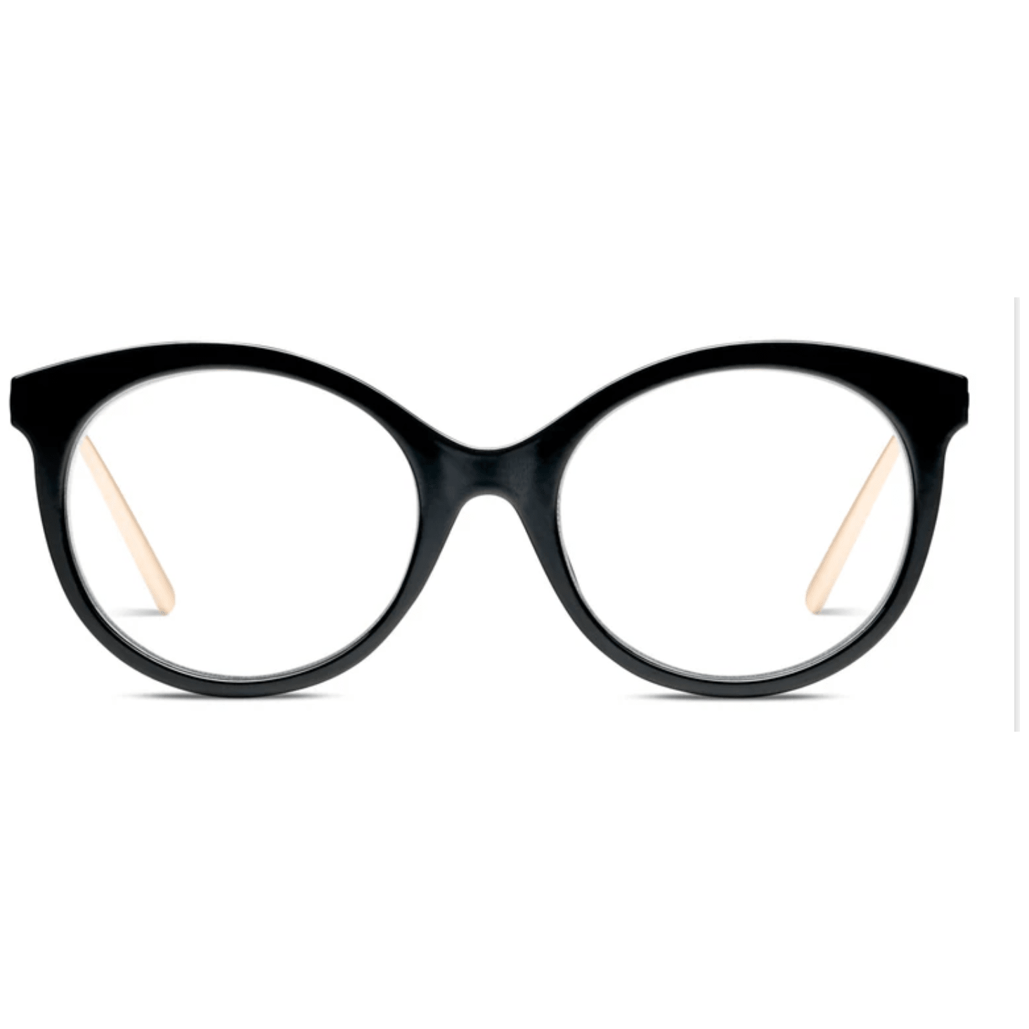 Peepers Margot - Black Reading Glasses - White Farmhouse Flowers