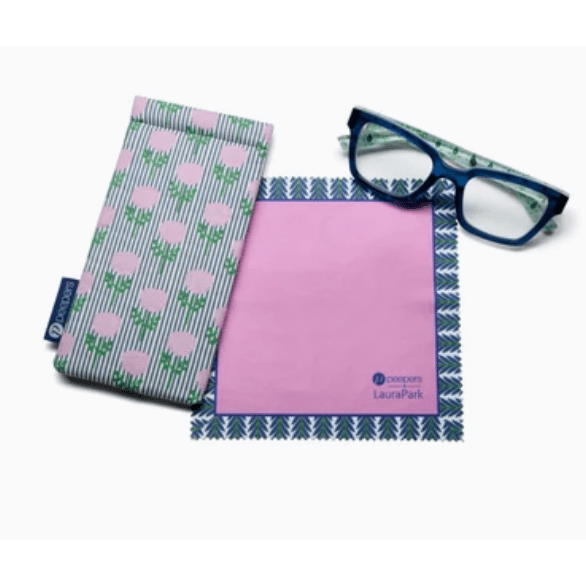 Peepers Siren Deep Blue/Rosemary Reading Glasses - White Farmhouse Flowers