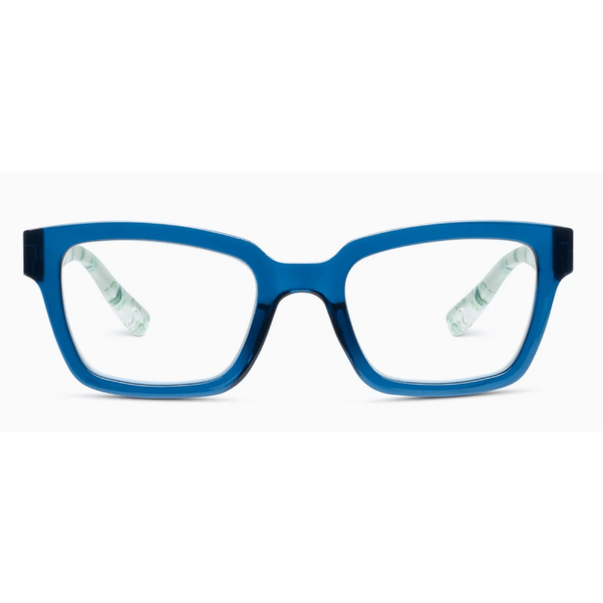 Peepers Siren Deep Blue/Rosemary Reading Glasses - White Farmhouse Flowers