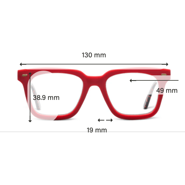 Peepers Starlet in Red/Leopard Tortoise - Reading Glasses - White Farmhouse Flowers
