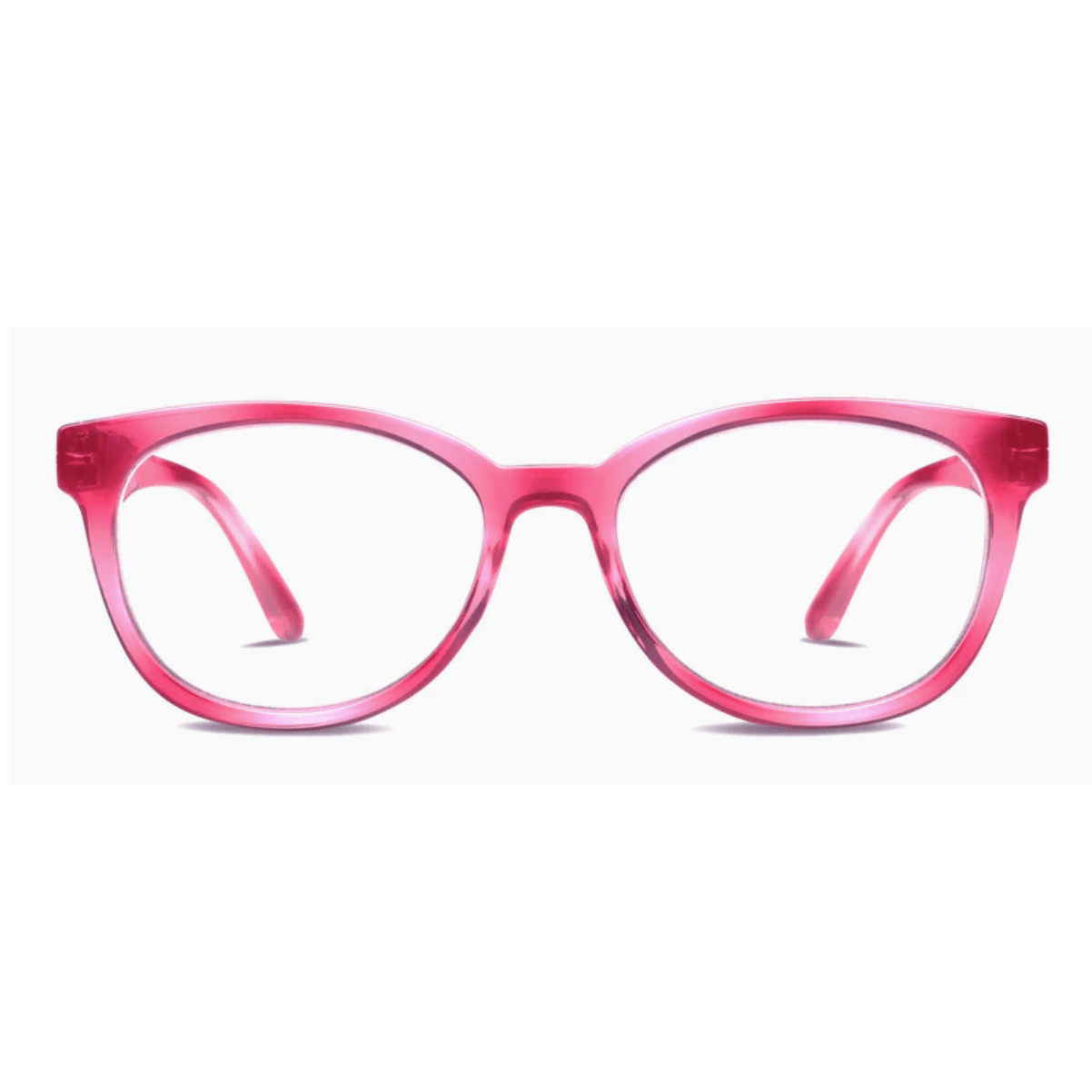 Peepers Virginia - Pink Reading Glasses - White Farmhouse Flowers