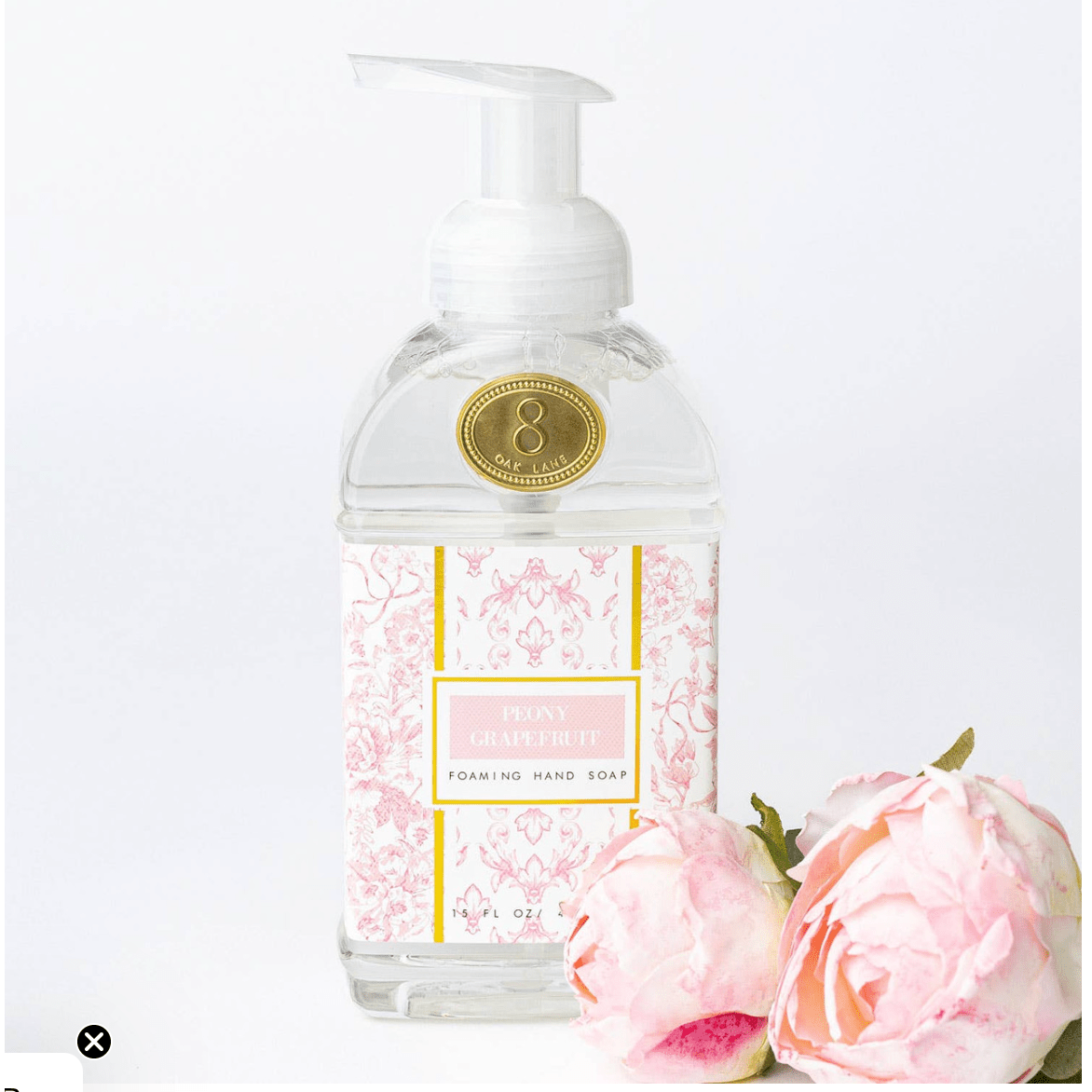 Peony Grapefruit Foaming Hand Soap - White Farmhouse Flowers