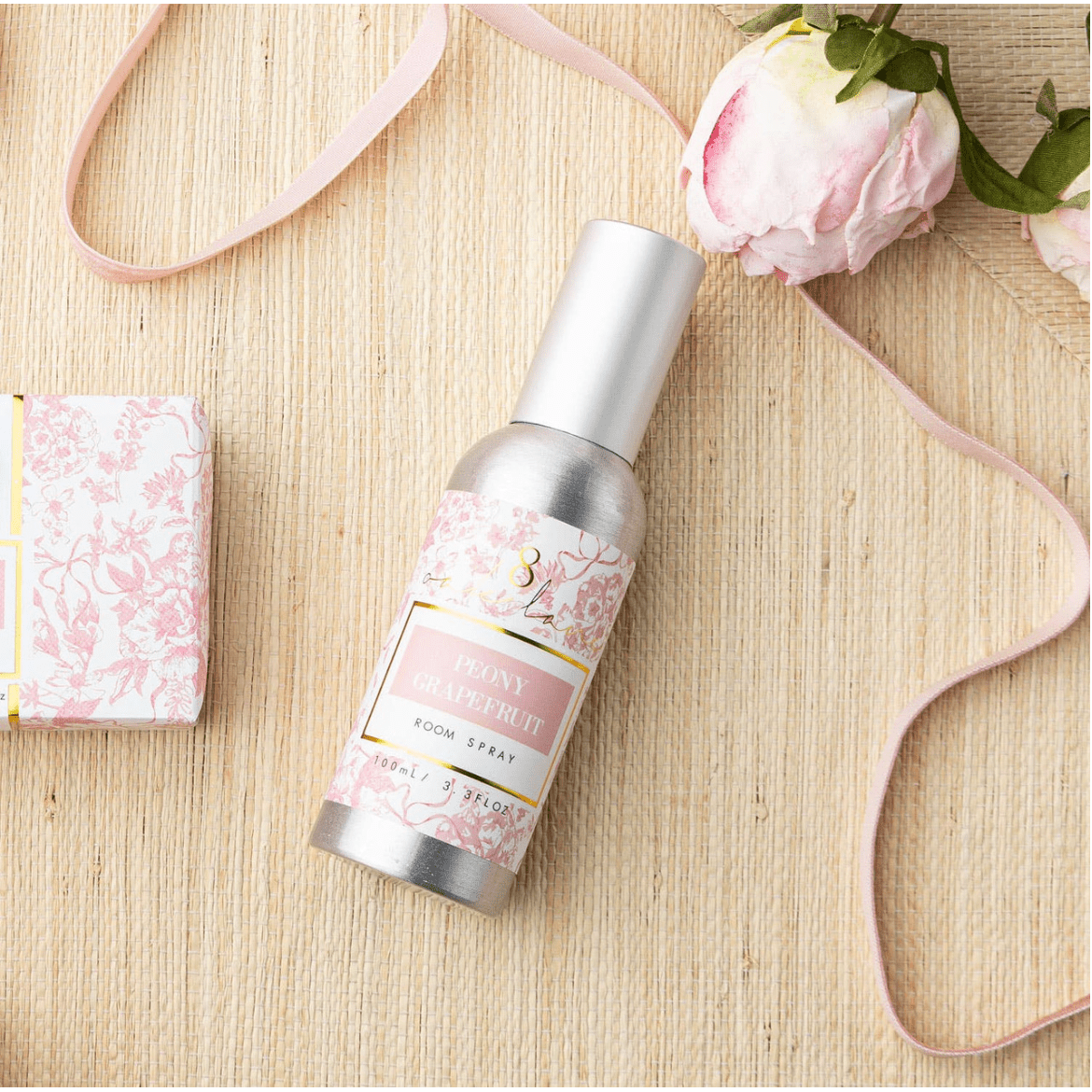 Peony Grapefruit Room Spray - White Farmhouse Flowers