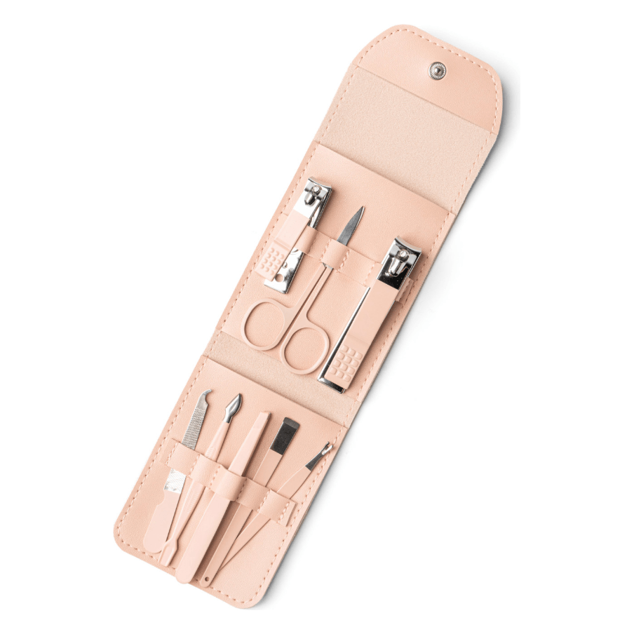 Pink File it Away Nail Care Kit - White Farmhouse Flowers